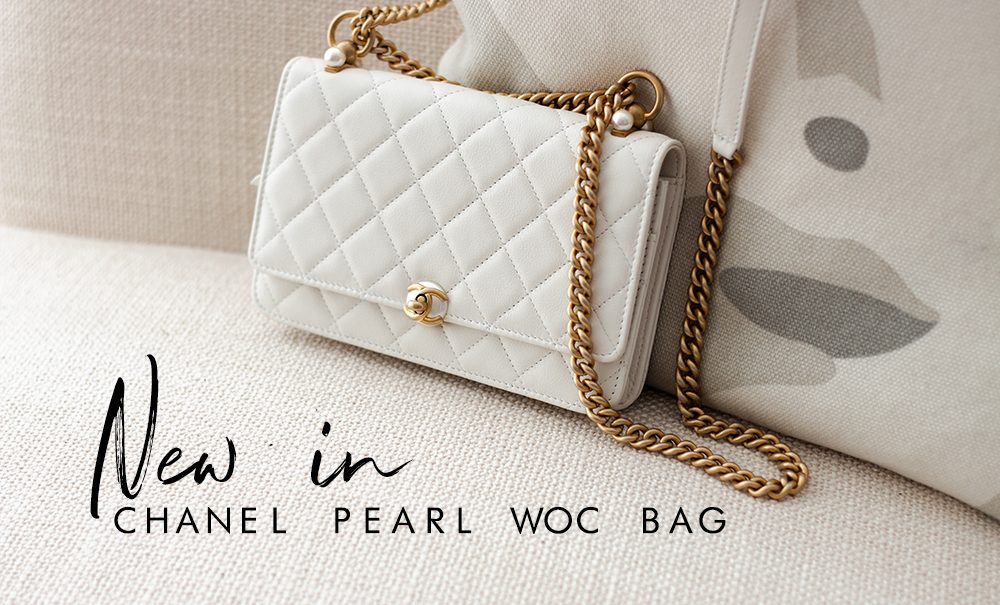 chanel mini woc with pearl strap